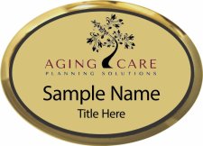 (image for) Aging Care Planning Solutions Oval Executive Gold badge