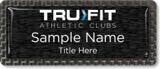 (image for) TruFit Athletic Clubs Prestige Black Anodized Carbon badge