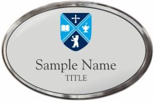 (image for) Bob Jones University Oval Prestige Polished badge