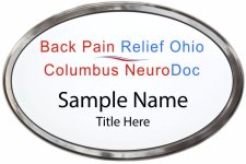 (image for) Back Pain Relief Ohio & Columbus NeuroDoc Oval Prestige Polished badge