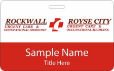 (image for) Rockwall Urgent Care ID Horizontal badge
