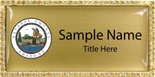 (image for) Yavapai County Arizona Bling Gold badge