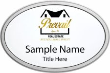 (image for) Prevail Real Estate Oval Prestige Pebbled badge