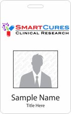 (image for) SmartCures Clinical Research Photo ID Vertical badge
