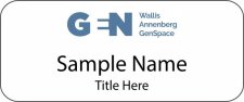 (image for) Wallis Annenberg PetSpace Standard White badge