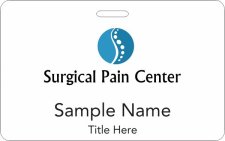 (image for) Surgical Pain Center of the Adirondacks ID Horizontal badge