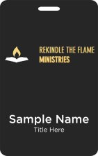 (image for) Rekindle The Flame Ministries ID Vertical badge