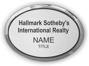 (image for) Hallmark Sotheby\'s Oval Executive Silver badge