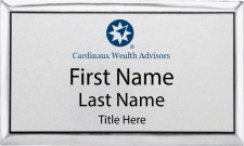 (image for) Ameriprise Financial Extra Large Silver Executive Name Badge