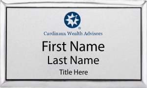 (image for) Ameriprise Financial Extra Large Silver Executive Name Badge