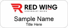 (image for) RED WING CHEVROLET Standard White badge
