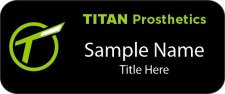(image for) Titan Prosthetics Standard Black badge