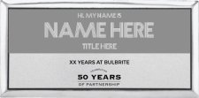 (image for) Bulbrite Executive Silver badge