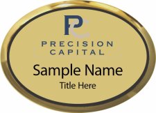 (image for) Precision Capital Oval Executive Gold badge