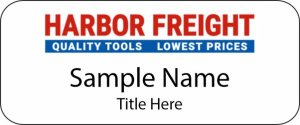 (image for) Harbor Freight Standard White badge