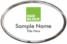 (image for) H&R Block Oval Prestige Polished badge