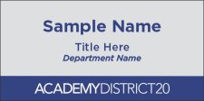 (image for) Academy District 20 Standard Silver badge