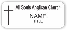 (image for) All Souls Anglican Church Standard White badge