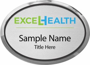 (image for) Excel Health Group Oval Executive Silver badge