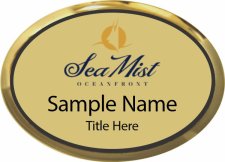 (image for) SEA Mist Resort Oval Executive Gold badge