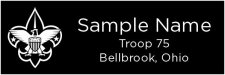 (image for) Troop 75 Standard Black Square Corner badge