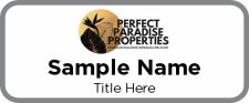 (image for) Perfect Paradise Properties Standard White badge