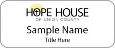 (image for) Hope House of Union County Standard White badge