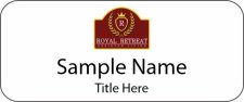 (image for) Royal Retreat Assisted Living Standard White badge