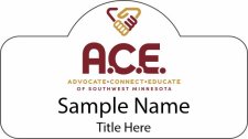 (image for) A.C.E. of SW Minnesota Shaped White badge