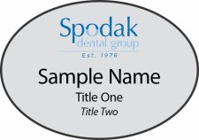 (image for) Spodak Dental Group Oval Silver badge