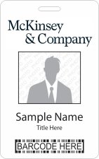 (image for) McKinsey & Company Barcode ID Vertical badge