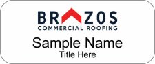 (image for) Brazos Commercial Roofing Standard White badge