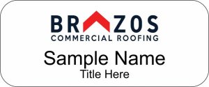 (image for) Brazos Commercial Roofing Standard White badge