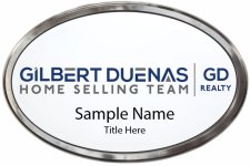 (image for) Gilbert Duenas Home Selling Team Oval Prestige Polished badge