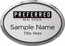(image for) Preferred Real Estate Oval Executive Silver badge