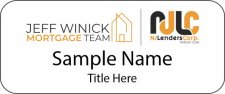 (image for) NJ Lenders Corp. Standard White badge