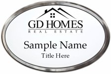 (image for) GD Homes Real Estate Oval Prestige Polished Badge
