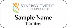 (image for) Synergy Oviedo Chiropractic Standard White Badge