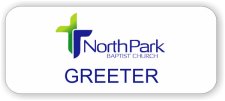 (image for) North Park Baptist Church Standard White badge