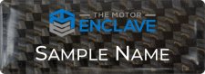 (image for) The Motor Enclave Carbon Badge Badge