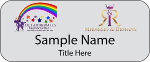 (image for) Miracles & Designs Standard Silver Badge