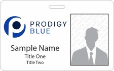 (image for) Prodigy Blue Photo ID Horizontal Badge