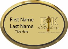 (image for) Elite Keys Property Management, LLC. Oval Executive Gold Badge