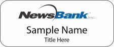 (image for) NewsBank Inc. Standard White Badge