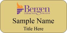 (image for) Bergen Community College Custom Badge Badge