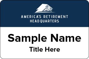 (image for) America\'s Retirement Headquarters Custom Badge Badge