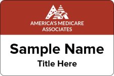 (image for) America's Medicare Associates Custom Badge Badge