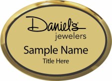 (image for) Daniel’s Jewelers Oval Executive Gold Badge