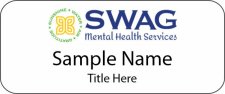 (image for) SWAG Mental Health Services Standard White Badge