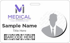 (image for) Medical Imaging Inc Barcode ID Horizontal Badge